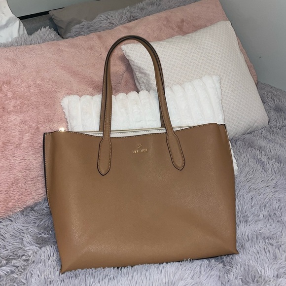 Nine West Brown Tote Bag - Picture 1 of 6